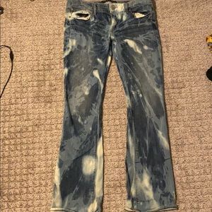 Tie die jeans